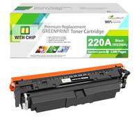 GREENPRINT CON CHIP 220A W2200A (220X W2200X) Cartuccia toner compatibile Nero Capacità standard 2000 pagine per stampanti H P Color LaserJet Pro 4202 4202dw 4202dn MFP 4302 4302dw 4302fdw 4302fdn