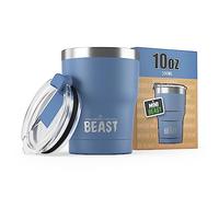 Greens Steel Beast Tumbler - 300 ml (10 oz), Cielo In Tempesta | Bicchiere termico in acciaio inox riutilizzabile con isolamento sottovuoto | Tazza da viaggio a doppia parete