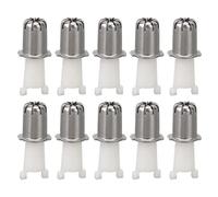 Greensen 10pcs Ossea Tappa per Capelli Testa Accurata Rasatura Universale Sostituzione di Vanwing Teste per L'uso Quotidiano Dimensioni Portatili