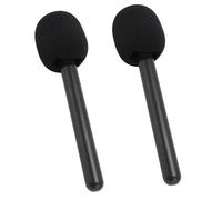 Greensen 2 Pezzi Supporto Microfono Senza Fili, Adattatore Manico Per Wireless Go Ii, Hollyland Lark M1 C1 G1, Movo, Compatibile Kit Microfono Con Schiuma Antivento
