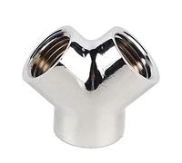 Greensen 3 Vie Y Divisore Crossover Accoppiamento, G1/4" 3 Vie Y Divisore in Ottone Fitting Connettore per Acqua con Placcatura per di Raffreddamento a Liquido per PC