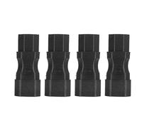 Greensen 4pcs IEC320 C14 a C15 Adattatore di Alimentazione, Connettore Portatile e Durevole per il Server PDU per Laptop, 10a, 2.5a