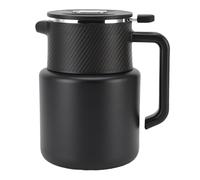 Greensen Bollitore da Tè Isolato, Borraccia Termica Isolata Sottovuoto Caraffa Termica 1500ml con Display di Temperatura Coperchio Antigoccia per Caffè Tè Latte Succo Bevande Calde e
