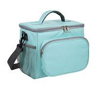 Greensen Borsa di Raffreddamento a Sacca Termica Isolata Borsa da Picnic da Esterno con Fodera Interna Impermeabile, Tracolla Regolabile (GREEN)