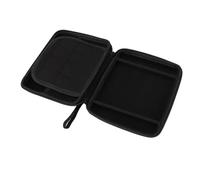 Greensen Borsa per Console di Gioco Portatile, Guscio Rigido in EVA Custodia per 2DS con 8 Portaschede per Giochi Chiusura a Cerniera Cinturino Elastico con Design Antishock per (rosso)