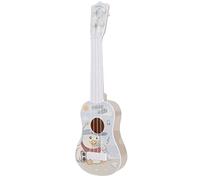 Greensen Chitarra Giocattolo per Bambini Strumento Musicale per Neonati Ragazzi Ragazze con Corde Morbide Suono Nitido Design Realistico Giocattolo Educativo Chitarra per Bambini di 3 4 (rosso)