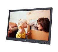 Greensen Cornice Fotografica Digitale da 15 Pollici 1280 * 800 HD Cornice Elettronica per Foto Ad Alta Risoluzione di Musica e Video Player Sveglia per la Famiglia e Gli Amici (Black)