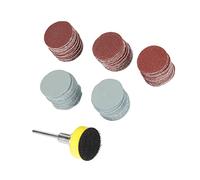 Greensen Dischi Abrasivi da 100 Pezzi da 25 Mm, Cuscinetti Abrasivi in allumina per Metalli, Legno, Automobili, Ideali per la Rimozione di Ruggine e Vernice