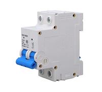 Greensen Interruttore Automatico CC Fotovoltaico, PP 2P Interruttore Automatico CC PV DC250V 4KA, Protezione da Sovraccarico e Cortocircuito, Montaggio a Pannello Modulare per Sistemi Solari Case