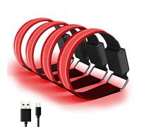 Greensen Luce a Fascia a LED, su Braccialetto Riflettente Braccialetto 3 modalità Regolabili a Prova di Splash Ricaricabile con Ricarica USB per Il Cani Ciclistica Che Cammina (6)