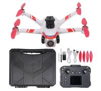 Greensen RC Quadcopter Brushless Motor con 360 ° Rolls Obstace Evitanti Remoto Control 4K Camera per Le Riprese Aeree (Rosso)