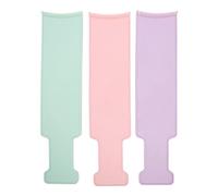 Greensen Scheda di Balayage a Tavola Lamina più Ampia con Denti 3 Pc Manico Comodo, Paddle per Capelli per Uso Professionale, Plastica di qualità per Salone