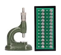 Greensen Set di Strumenti di Riparazione per Orologi Chiudi Cassa per Orologi in Lega di Alluminio con 48 Pezzi di Matrici per Orologiaio Strumento di Riparazione Professionale per Gioielli