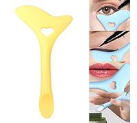 Greensen Stencil per Rivestimenti per gli Occhi, Silicone Riutilizzabile Mascara Mascara Sfogli Sollesh Rossetto Applicatore Strumento Guida l'ombretto Guida le Donne Principianti, Funziona Bene