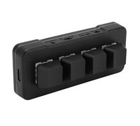 Greensen Tastiera Macro Programmabile, Mini Tastiera Meccanica a 4 Tasti con Interruttore Meccanico Blu, Doppia modalità USB Wireless, Tasti Personalizzati a 3 Strati RGB per l'editing di Giochi in