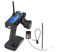 Greensen Trasmettitore e Ricevitore LED Flysky FS-GT3B 2.4G 3CH per Modello di Barca per Auto RC, Trasmettitore con Ricevitore per Bagagliaio per Auto RC di, Trasmettitore per Barca per