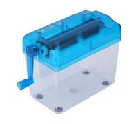 Greensen Tritadocumenti Manuale, Mini Tritadocumenti Manuale con Maniglia Portatile Tritadocumenti a Manovella per Appunti Carte Bollette Capacità 1L Taglio a Strisce Leggero per Ufficio