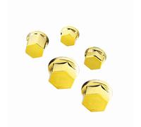 Greensen Vite per Bullone per Moto, Copribullone Rosso Elettrolitico in Plastica, Protezione delle Viti del Motore e della Trasmissione, Misura Universale per la Maggior Parte delle Motociclette