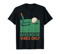 Greenside Vibes Only Golfing Fun - Palla da Golf Maglietta