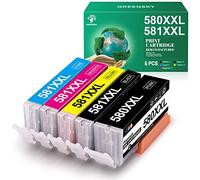 GREENSKY PGI 580 CLI 581 XXL PGI 580XXL CLI 581XXL Cartucce d'inchiostro compatibili per Canon 580 581 cartucce d'inchiostro per PIXMA TS8350 per PIXMA TS6350 per canon TS705 ts6150 ts6151 ts6250
