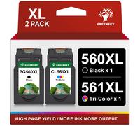 GREENSKY XL Sostituzione per Cartucce Canon XL 2 Pack