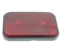 Greenstar 5103 Catadiottro adattabile/fornito con 2 viti di fissaggio 100 x 68 mm, rosso