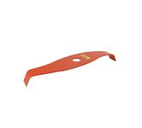 GREENSTAR - Lama a 2 denti Profilo curvo - Speciale Ronces - Adattabile per decespugliatore - Riduzione del rumore - Taglio 280 mm, Foro 25,4 mm e Spessore 3 mm - Qualità superiore - Lama arancione