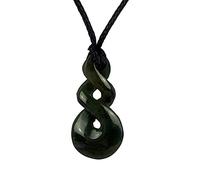 Greenstone Pounamu - Ciondolo a tre giri in Nuova Zelanda, piccolo