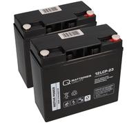 GreenStreet Batteria Di Ricambio Per Elettromobile 2 Batterie 12V 23Ah