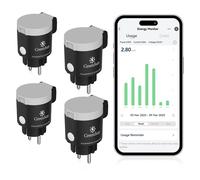 GreenSun Presa Smart Esterno 4PCS Smart Life APP Telecomando Temporizzata