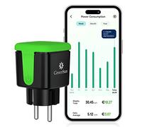 GreenSun Presa Smart - VeSync APP Telecomando Compatibile con Alexa Google Home 16A Temporizzata Programmabile Misuratore Di Consumo Elettrico Prese Intelligente IP44 Impermeabile per Esterni 2,4 GHz
