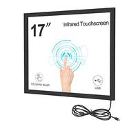 GreenTouch 10 punti Telaio touch a infrarossi da 17 pollici, kit di sovrapposizione del pannello touch screen IR con USB Plug and Play..