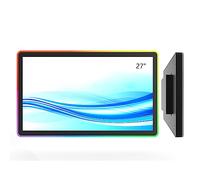 GreenTouch Monitor a 27 pollici del touch screen con l'interfaccia di HDMI+VGA+DP, monitor dello schermo attivabile al tatto di PCAP per il chiosco self-service