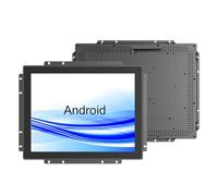 GreenTouch Monitor LCD touch screen da 15 pollici, Industrie Panel PC,Android All in one con RK3566 RAM 4G e ROM 32G - PCAP capacitivo -1024x768-5:4-nero - anteriore IK08/IP65