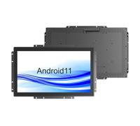 GreenTouch Monitor LCD touch screen da 21,5 pollici, Android All in one con RK3566 RAM 4G e ROM 32G - PCAP capacitivo -1920x1080-16:9-Nero - Anteriore IK08/IP65