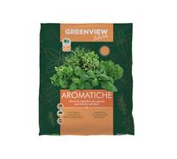 Greenview, Terriccio di alta Qualità Linea Selection, Substrato Specifico per le tue piante ad alta Aerazione e Drenaggio, massimo assorbimento nutritivo (per Piante Aromatiche, 5 Litri)