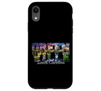 Greenville, Carolina Sud, orizzonte, cascate, parco, scenico, tramonto Custodia per iPhone XR