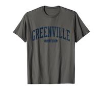 Greenville Illinois IL College University Style Blu Maglietta