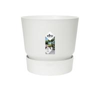 Greenville Round 40cm Vasi per Piante White ∅ 39 x A 36.8 cm Sottovaso integrato