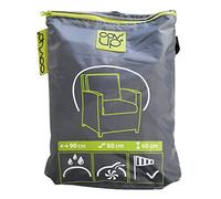 Greenwood Copertura Cover per Poltrona da Giardino in Poliestere 90x80x60h cm - Resistente agli Agenti atmosferici