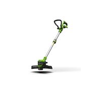 Greenworks 40V Tagliabordi con Ruota a Batteria per Giardini Piccoli e Medi, Ampiezza di Taglio 33cm, Filo di Nylon da 1,65mm con Autofeed, SENZA Batteria 40V e Caricabatterie, Garanzia 3 Anni G40LT33