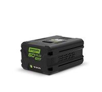 Greenworks Batteria da 60V G60B4, Batteria Li-Ion da 60 V 4 Ah Ricaricabile ed Efficiente, Adatta a Tutti gli Attrezzi Greenworks della Serie da 60 V