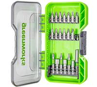 Greenworks Bit di avvitamento duri (set completo da 20 pezzi con bit pick and click adatti a tutti gli avvitatori a batteria)