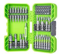 Greenworks Bit di avvitamento duri (set completo da 70 pezzi con bit pick and click adatti a tutti gli avvitatori a batteria)