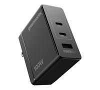 Greenworks Caricatore USB C rapido 100W Pod a 3 Porte PPS, Alimentatore Compatto USB C per MacBook PRO/Air, iPad PRO, Galaxy S20, dell XPS 13, Note 20, iPhone 17 Pro Max/16, Garanzia 3 Anni -AP100EA