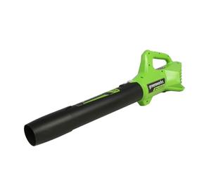 Greenworks G24ABII Soffiatore Foglie Assiale a Batteria, 145km/h, 9,08m³/min, SENZA Batteria 24V e Caricabatterie, Garanzia 3 Anni