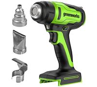 Greenworks G24HG Pistola Termica a Batteria, Riscaldamento Rapido 9 Secondi, Ventola 2 Velocità 200L/min., SENZA Batteria 24V e Caricabatterie, Garanzia 3 Anni