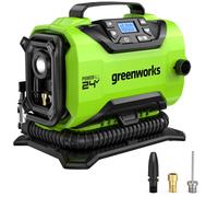 Greenworks G24IN Gonfiatore e Deflatore a Batteria 11 Bar Bassa o Alta Pressione