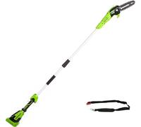 Potatore a batteria Greenworks G40PSF 40V - A spalla su asta di prolunga - SENZA BATTERIA e CARICABATTERIA