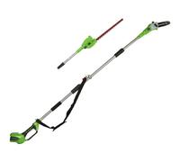Greenworks G40PSH Sega ad asta + Tagliasiepi a batteria